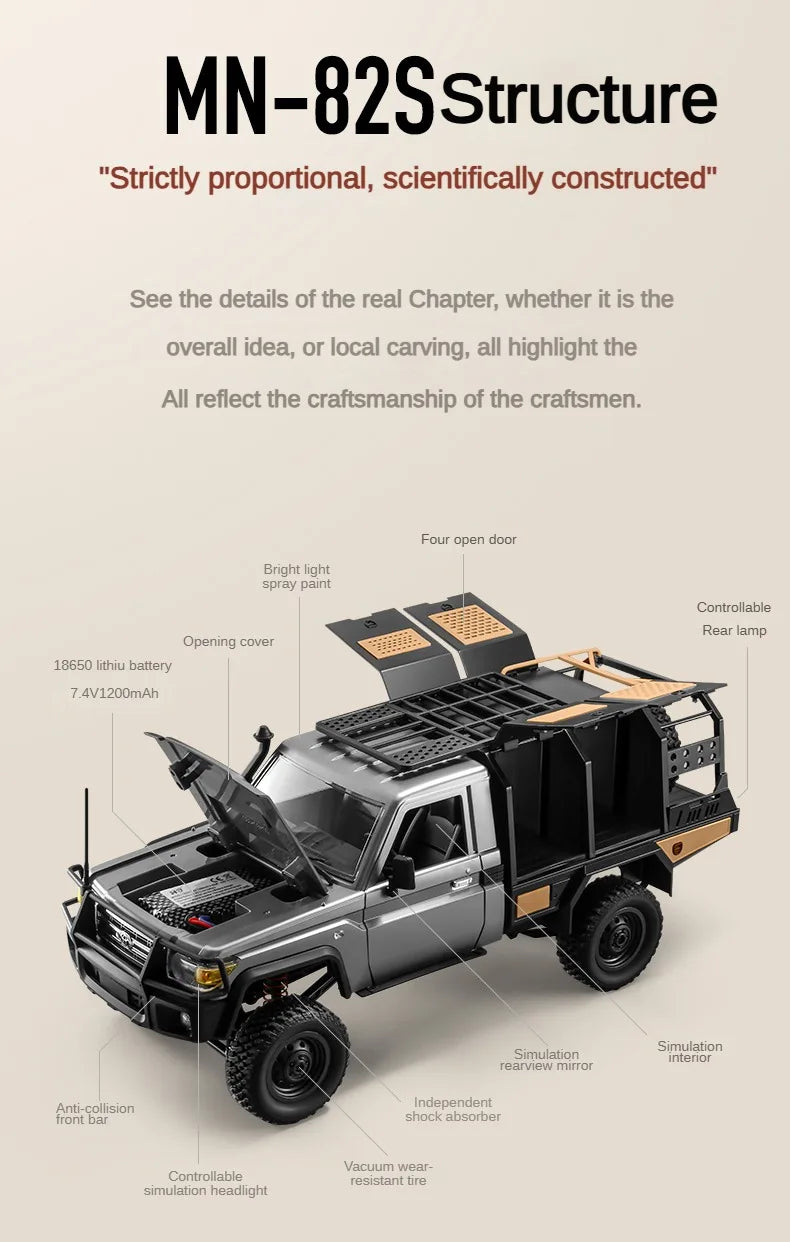 Toyota Land Cruiser MN82S RC Crawler