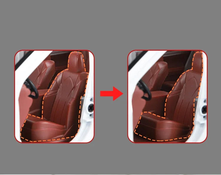 1:24 Toyota Highlander SUV Diecast Alloy Model Car – Sound & Light Collectible Toy