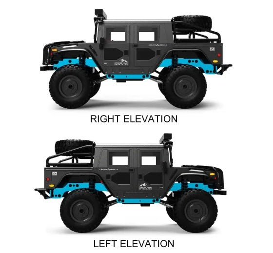 Hummer H1 "Hurtle" 4WD RC Crawler