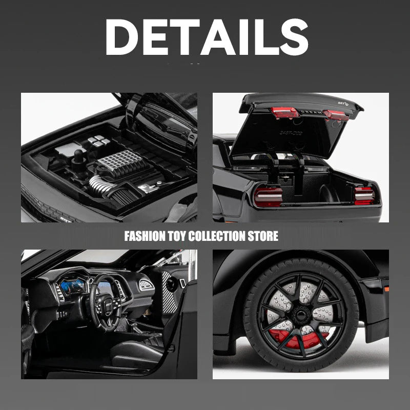Dodge Challenger Hellcat Alloy 1:24 Diecast Car