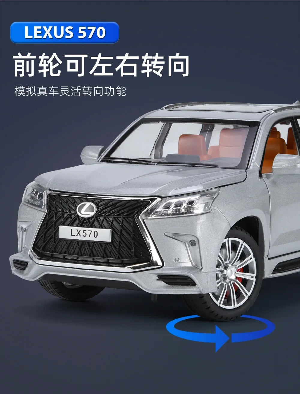Lexus LX570 Off Road SUV Diecast Car