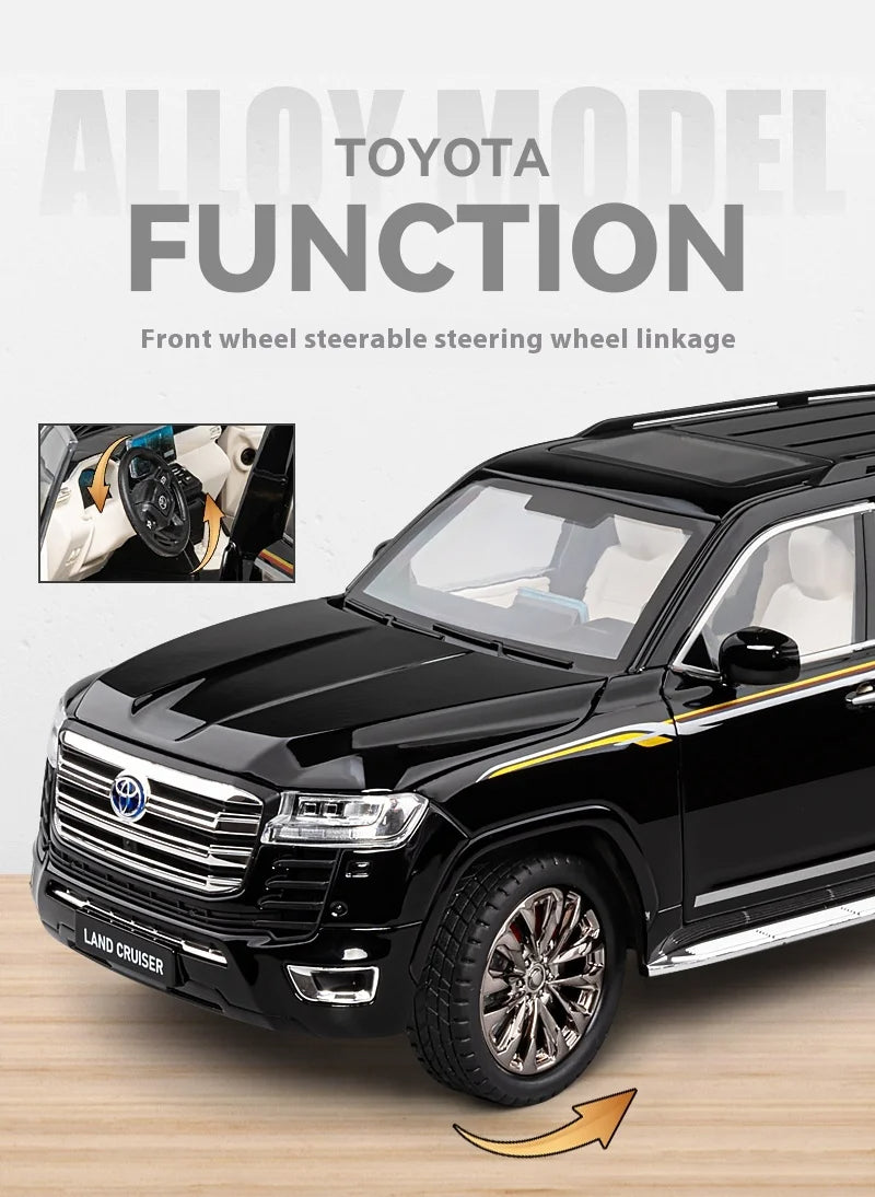 1:18 Toyota Land Cruiser LC300 Diecast SUV Model Car – Alloy Collectible Toy