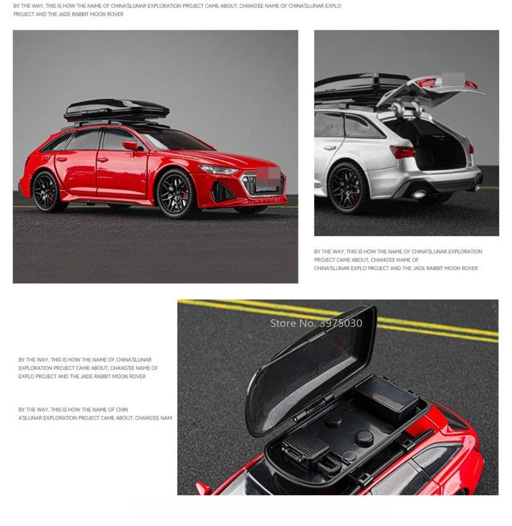 AUDI RS6 Avant Racing Diecast Alloy 1:24 Scale