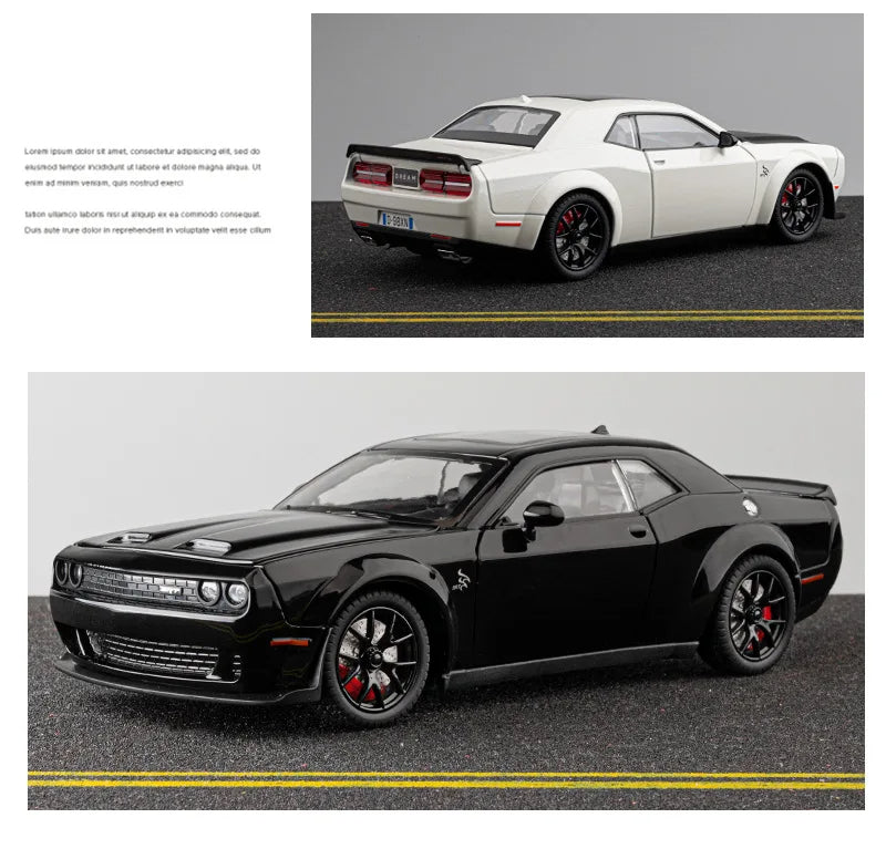Dodge Challenger Hellcat Alloy 1:24 Diecast Car