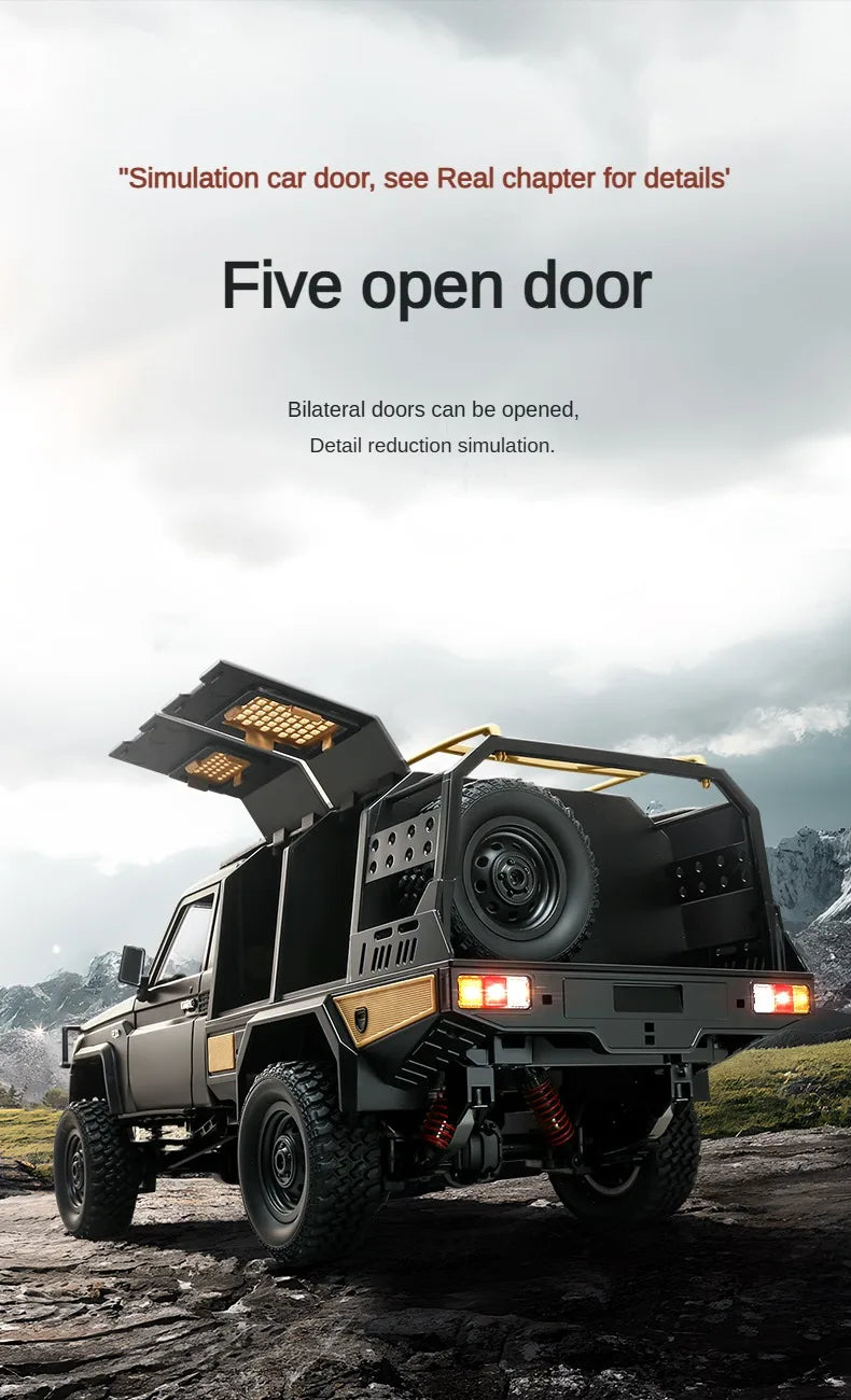 Toyota Land Cruiser MN82S RC Car Crawler – 1:12 Scale 2.4G 4WD Off-Road Truck