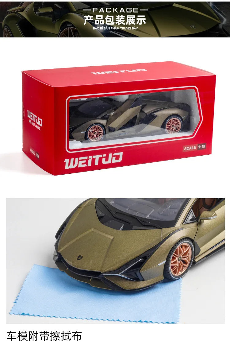 Lamborghini Sian FKP 37 Diecast