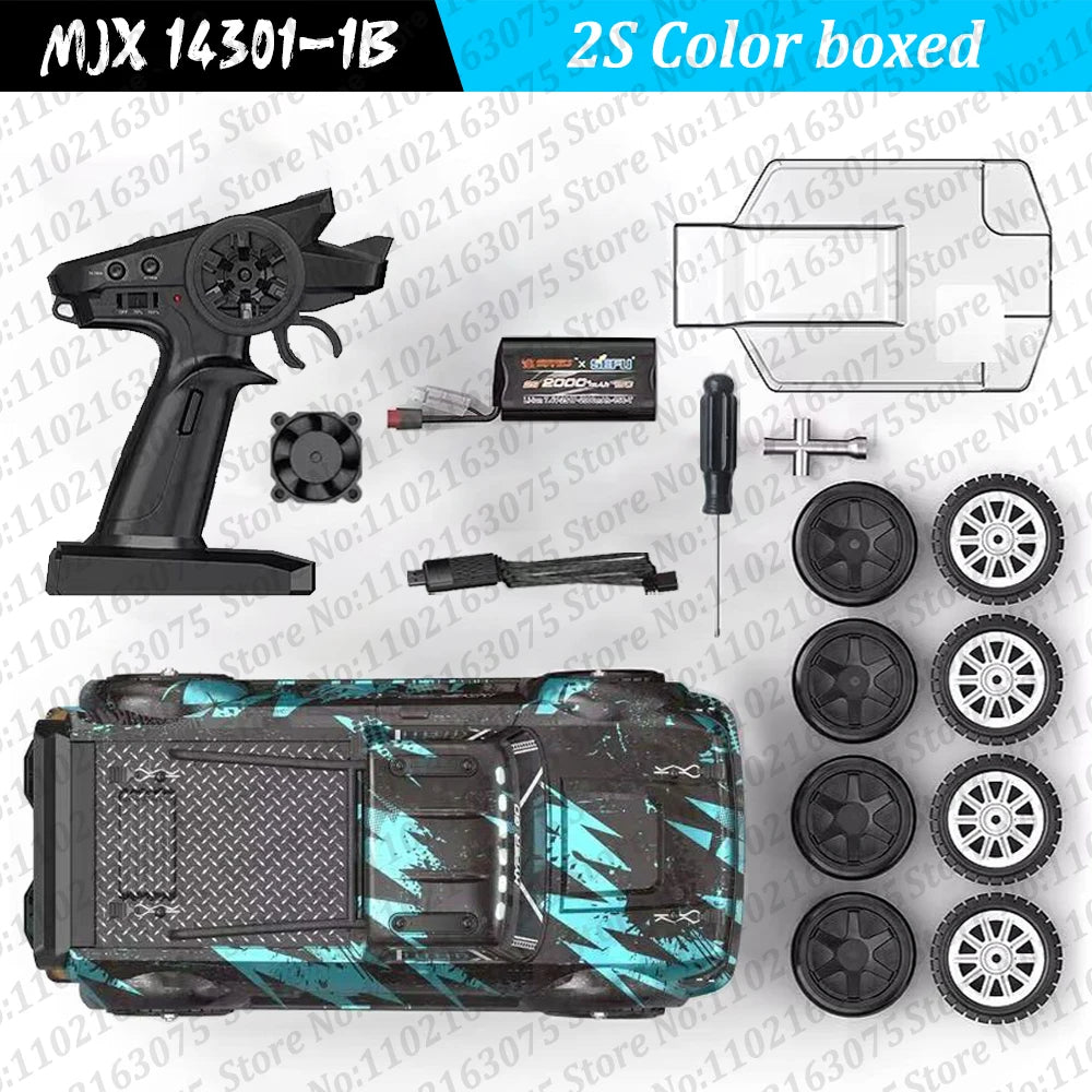 MJX Hyper Go 14301 1:14 RC Car 2.4G High Speed Drift Rally Car Brushless 4WD Off
