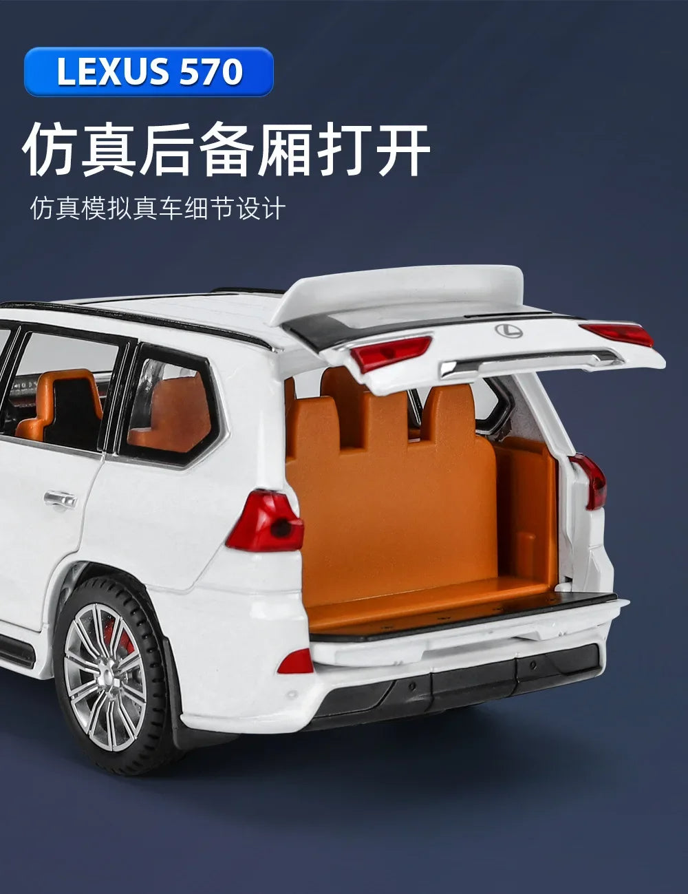 Lexus LX570 Off Road SUV Diecast Car