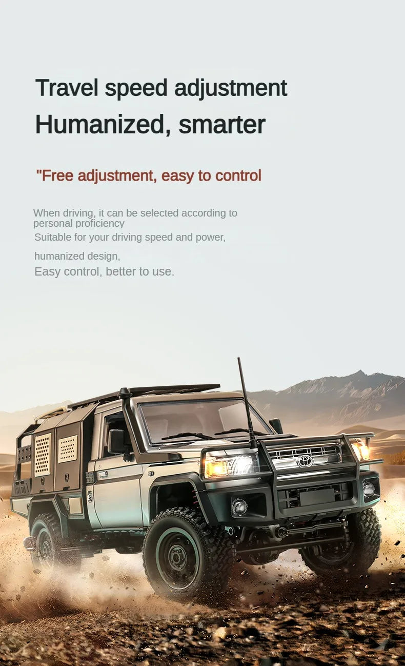 Toyota Land Cruiser MN82S RC Car Crawler – 1:12 Scale 2.4G 4WD Off-Road Truck