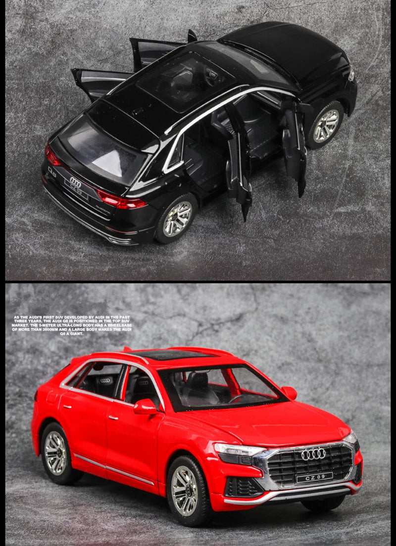 AUDI Q8 SUV Alloy Car Model Diecasts