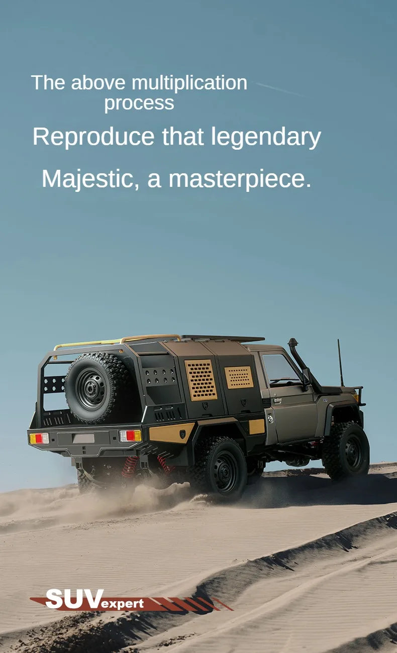 Toyota Land Cruiser MN82S RC Car Crawler – 1:12 Scale 2.4G 4WD Off-Road Truck