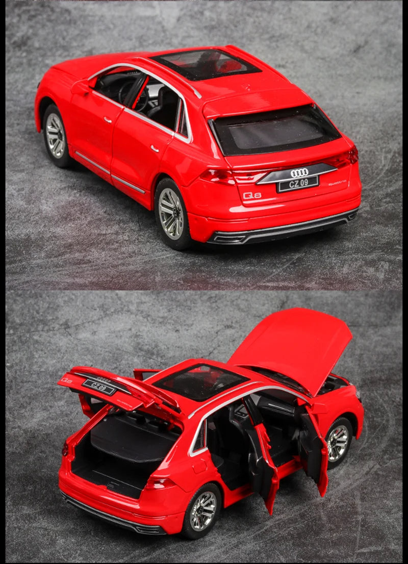 AUDI Q8 SUV Alloy Car Model Diecasts