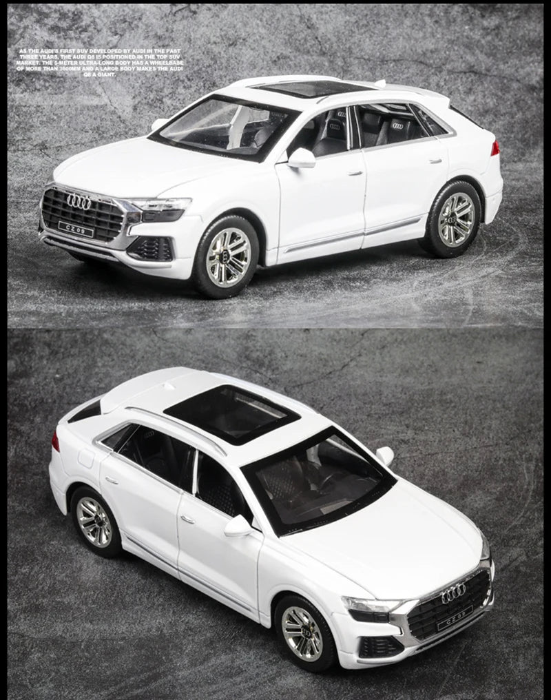 AUDI Q8 SUV Alloy Car Model Diecasts