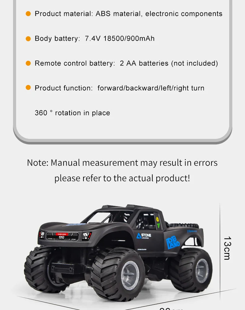 JJRC 1:16 Ambitious RC Truck