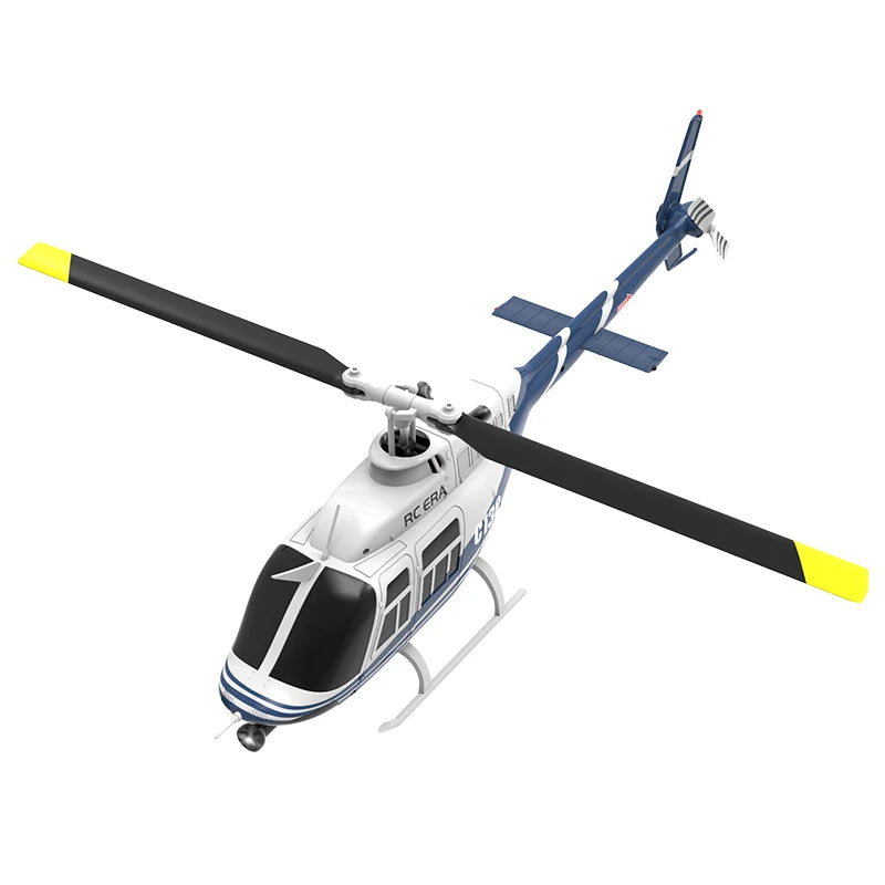 C138 RC Helicopter Bell 206 Model 1:33 Scale 2.4GHz 6-Axis Gyro Altitude Hold RT