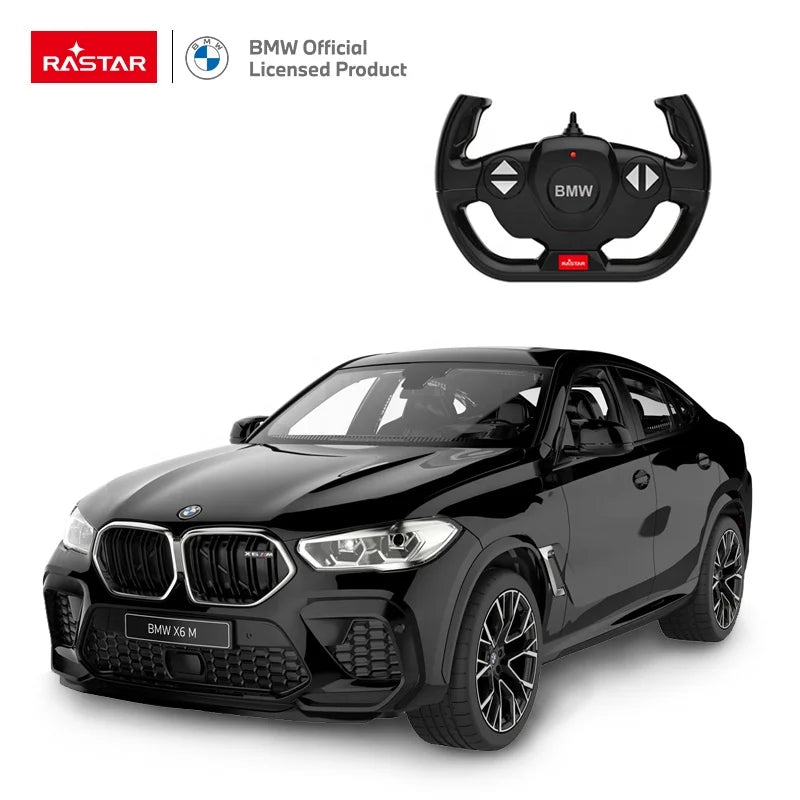 Rastar 1:14 BMW X6 M RC Car Remote Control 2.4 GHz LED Lights Independent Suspenpension