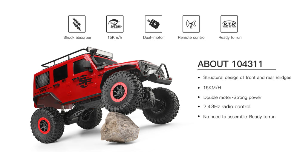 WLtoys 104311 4WD Crawler