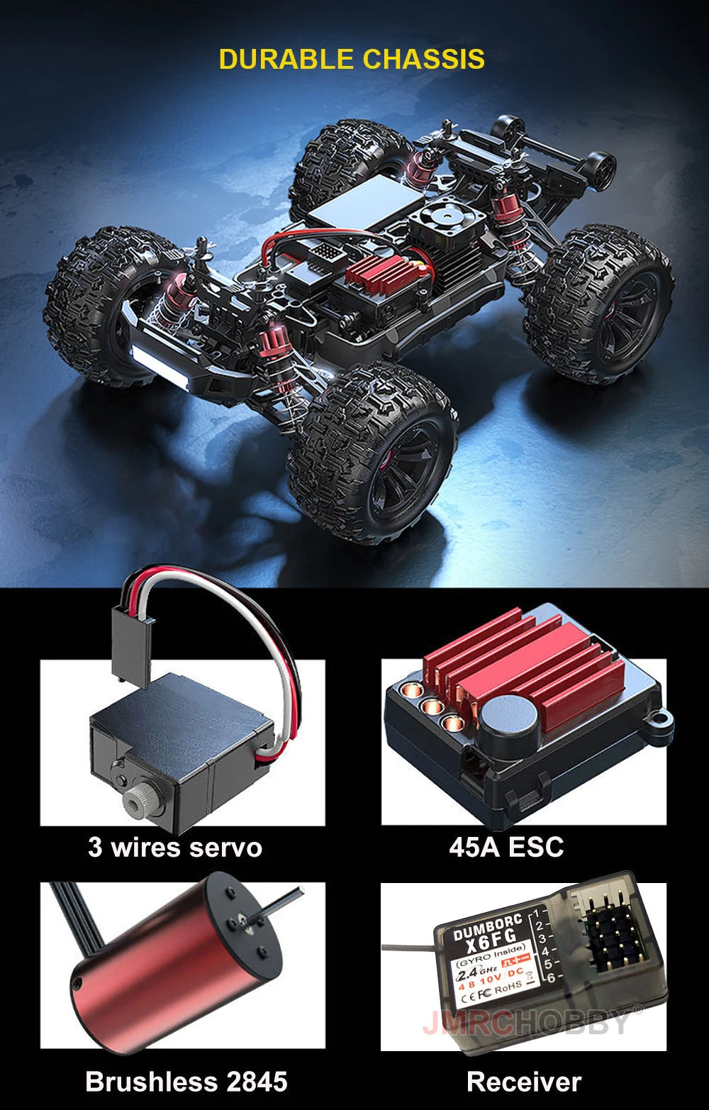 MJX HYPER GO 16210 BRUSHLESS RC CAR 68KM/H HIGH SPEED OFFROAD TRUCK RTR