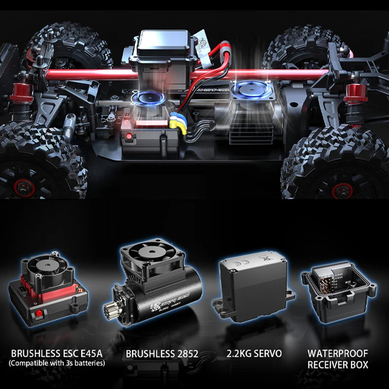 MJX HBX Hyper Go 14210 4WD 1/14 Brushless Remote Control RC Off-Road Racing High