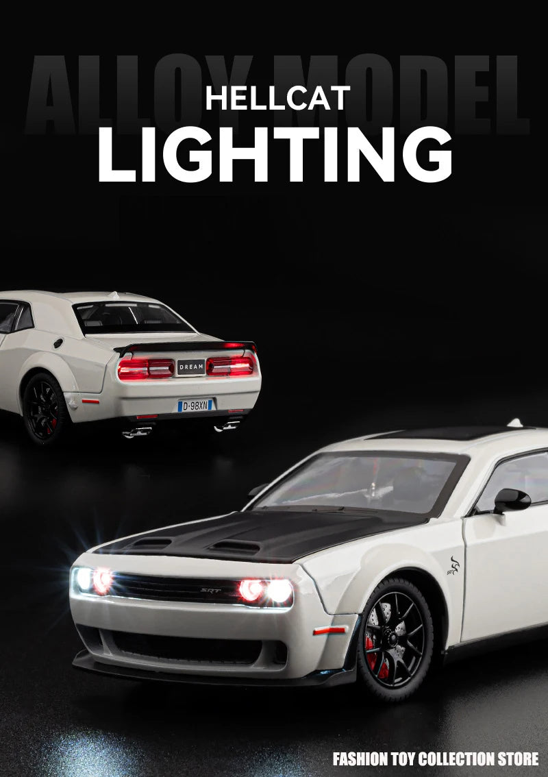 Dodge Challenger Hellcat Alloy 1:24 Diecast Car