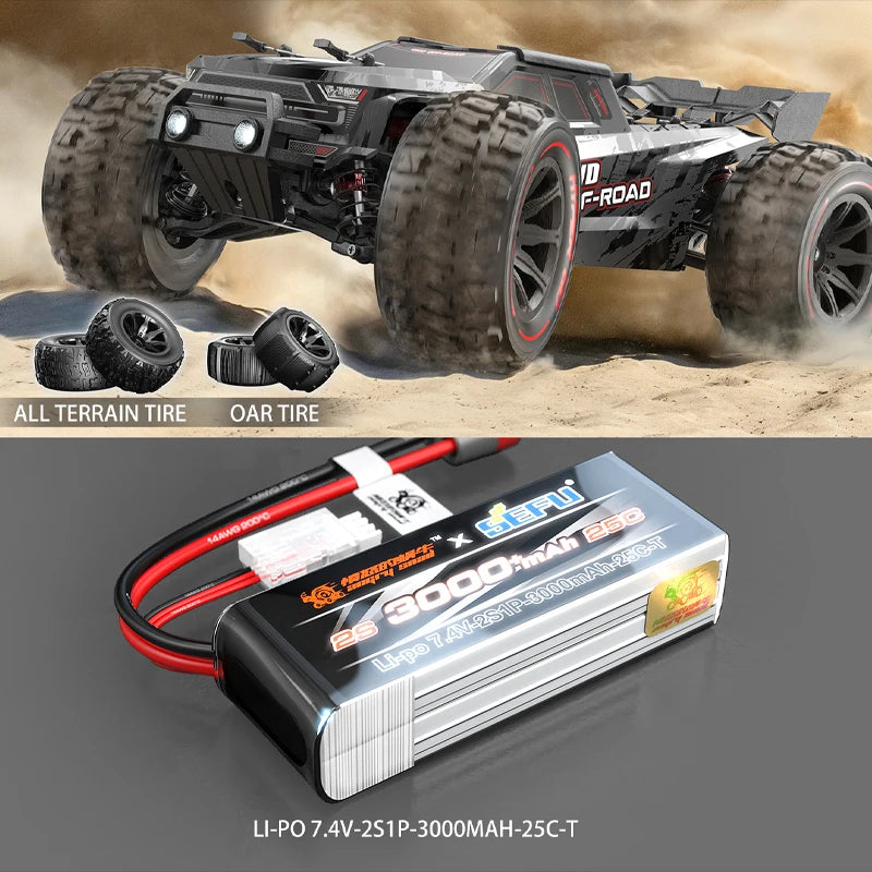 Share MJX HBX Hyper Go 14210 4WD 1/14 Brushless Remote Control RC Off-Road Racing High