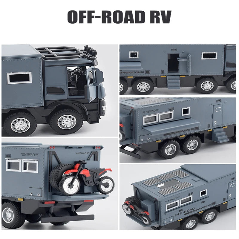 NOMADISMs Arocs Unimog Alloy Motorhome Diecast Model