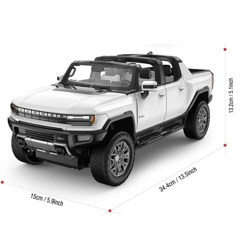 Rastar 1:14 GMC Hummer EV RC Car 2.4GHz Remote Control 4WD LED Lights Official