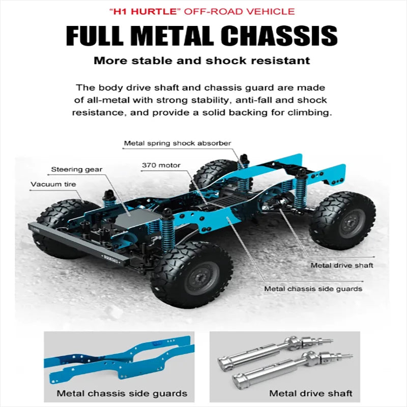 Hummer H1 "Hurtle" 4WD RC Crawler