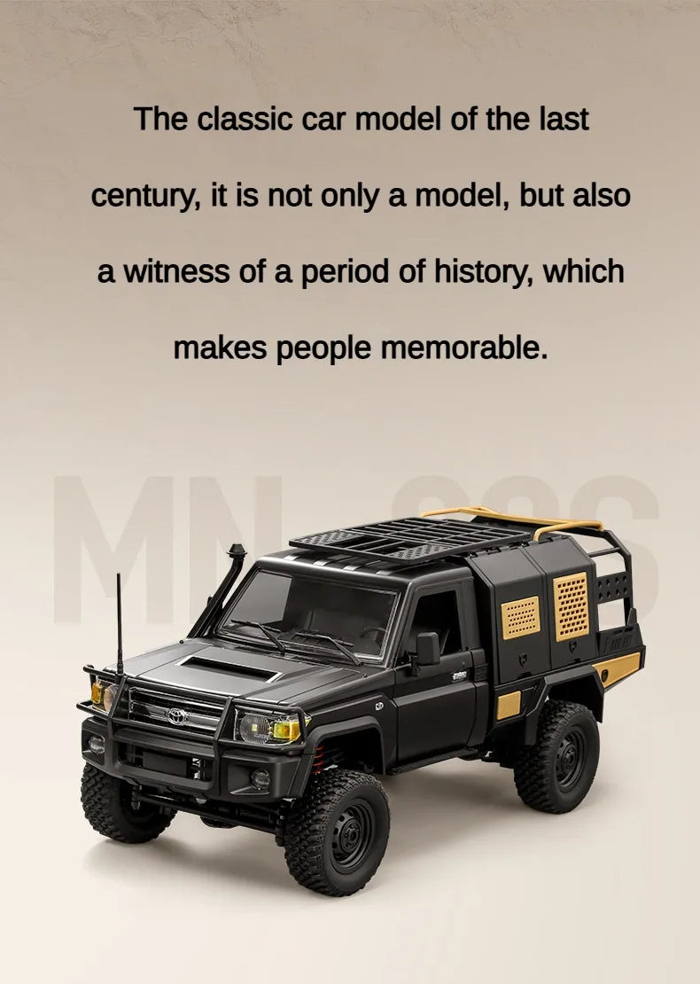 Toyota Land Cruiser MN82S RC Car Crawler – 1:12 Scale 2.4G 4WD Off-Road Truck