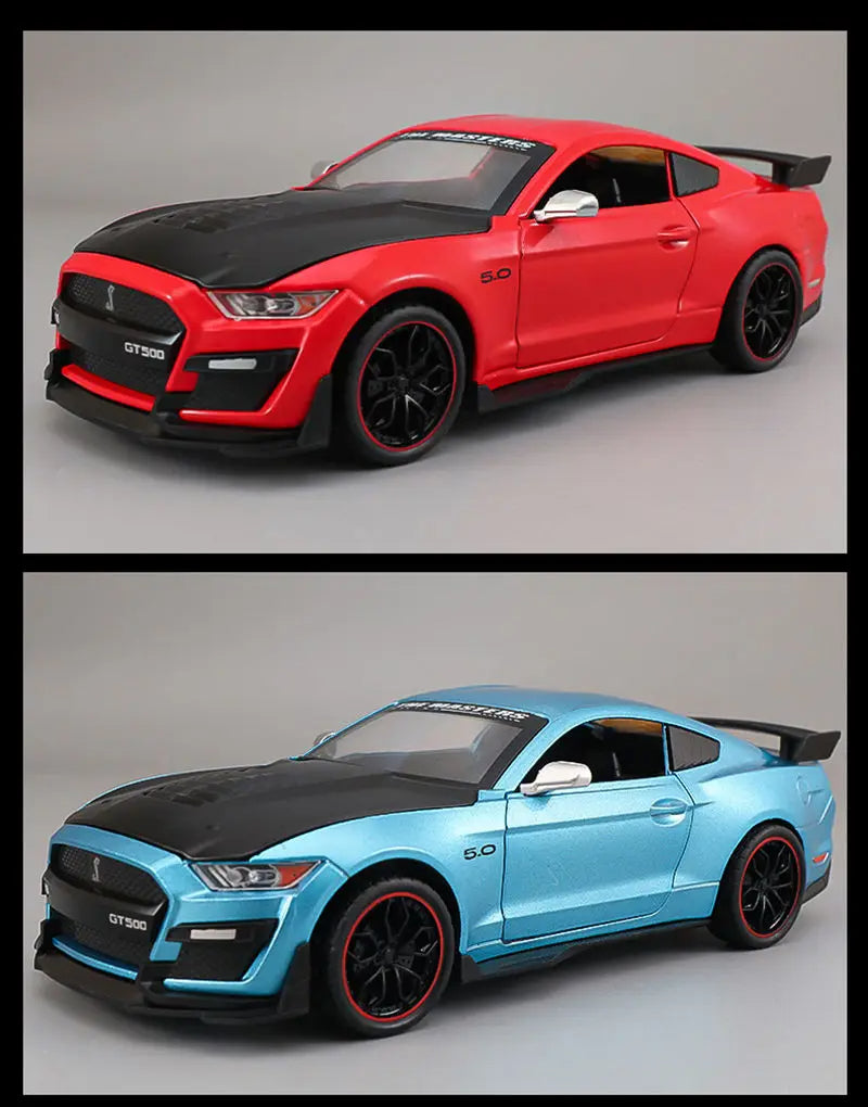 Ford Mustang Shelby GT500 Alloy Sports Car 1:24 Scale Diecast