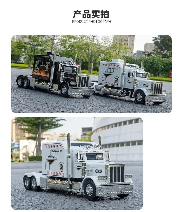 Peterbilt Heavy Truck 389 Model Truck 1:24 Scale Diecast