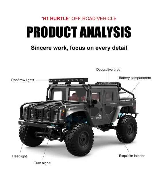 Hummer H1 "Hurtle" 4WD RC Crawler