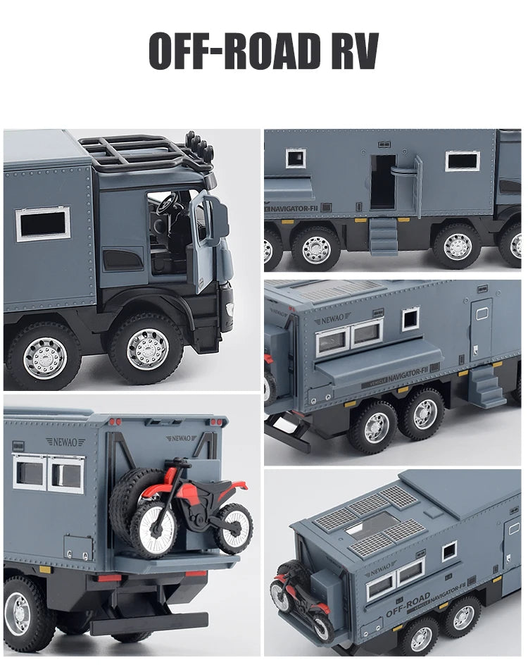 NOMADISMs Arocs Unimog Alloy Motorhome Diecast Model
