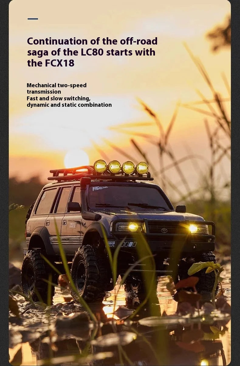 Toyota Land Cruiser LC80 FMS FCX18 RC Crawler