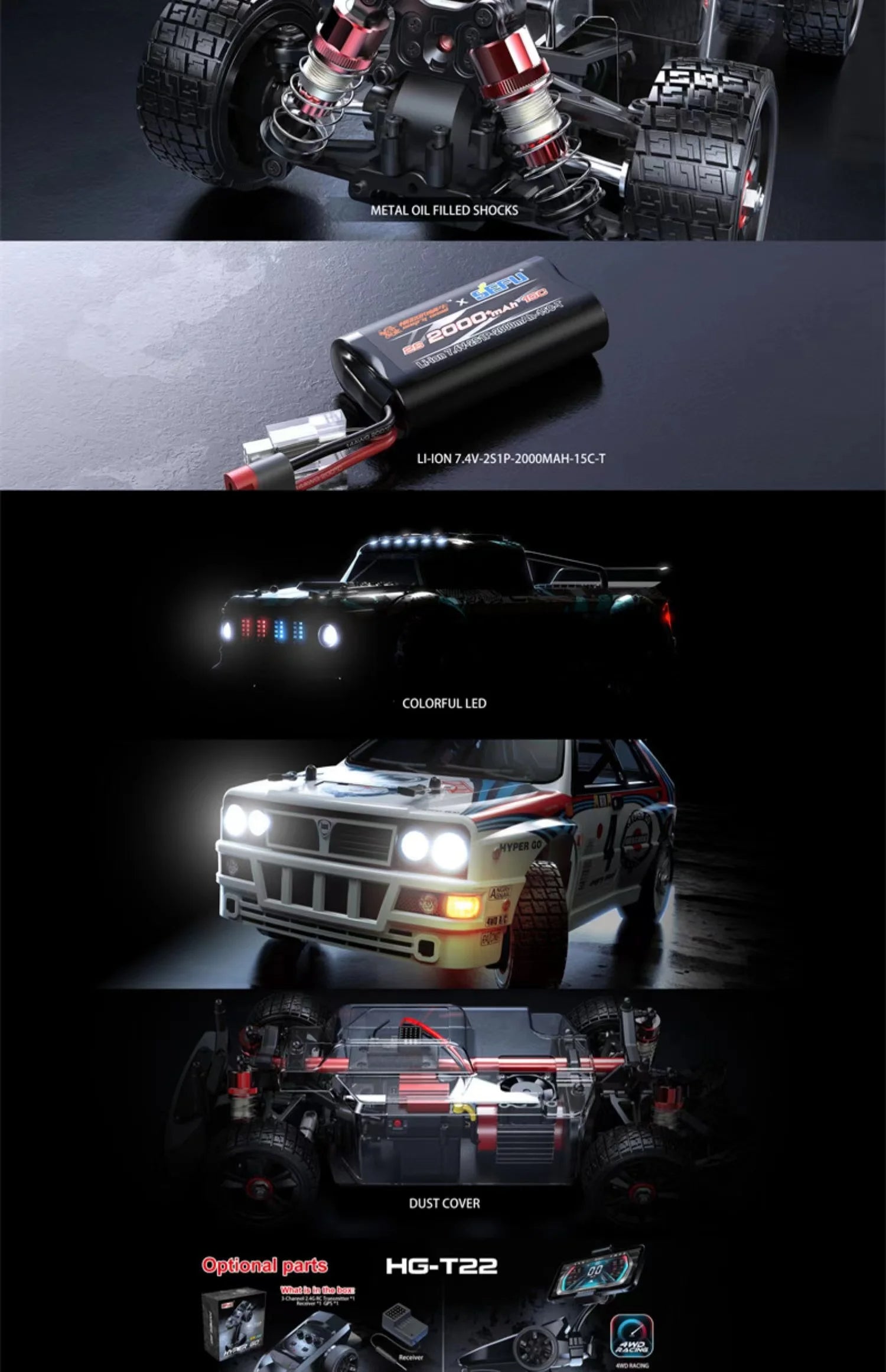 MJX Hyper Go 14301 1:14 RC Car 2.4G High Speed Drift Rally Car Brushless 4WD Off