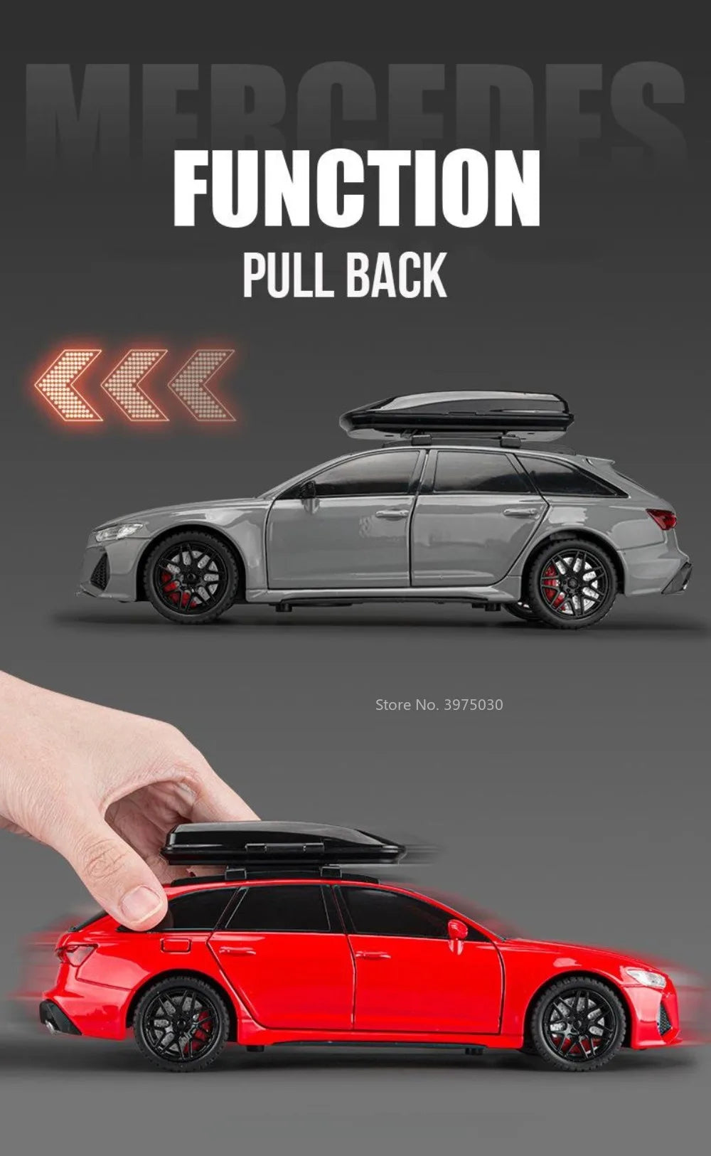 AUDI RS6 Avant Racing Diecast Alloy 1:24 Scale
