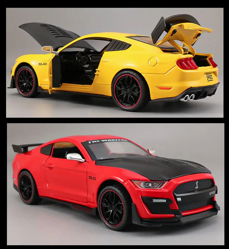 Ford Mustang Shelby GT500 Alloy Sports Car 1:24 Scale Diecast
