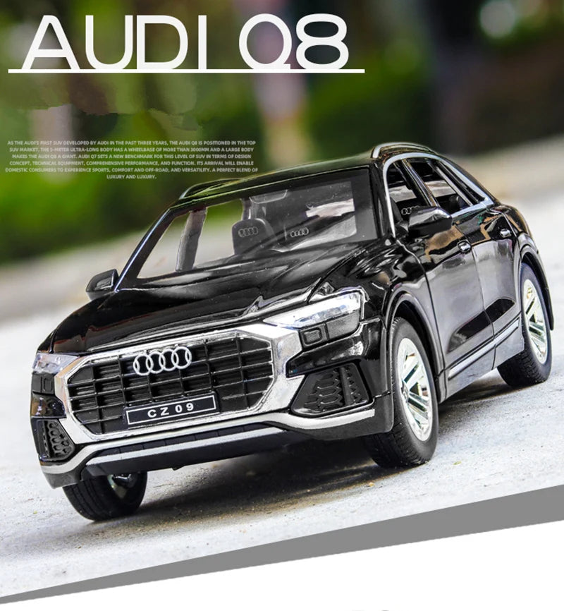 AUDI Q8 SUV Alloy Car Model Diecasts