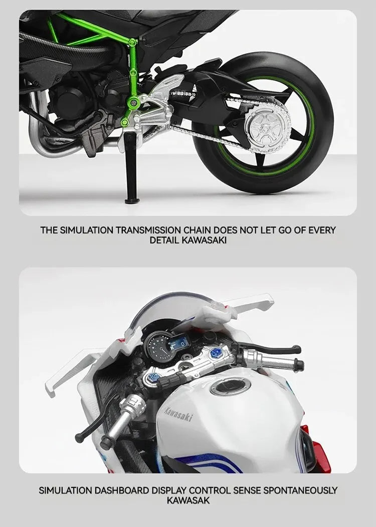 Kawasaki H2 R Ninja Collection Figure 1:12 Ratio