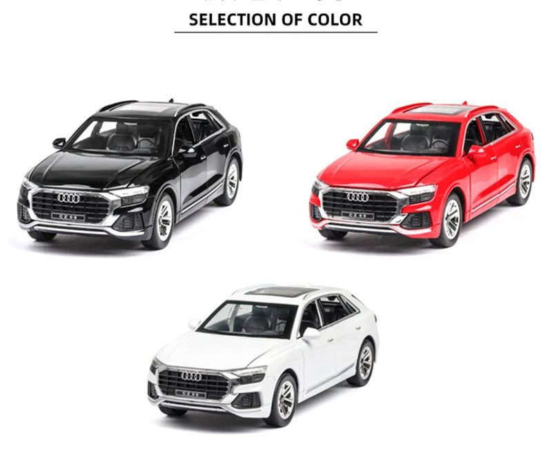 AUDI Q8 SUV Alloy Car Model Diecasts