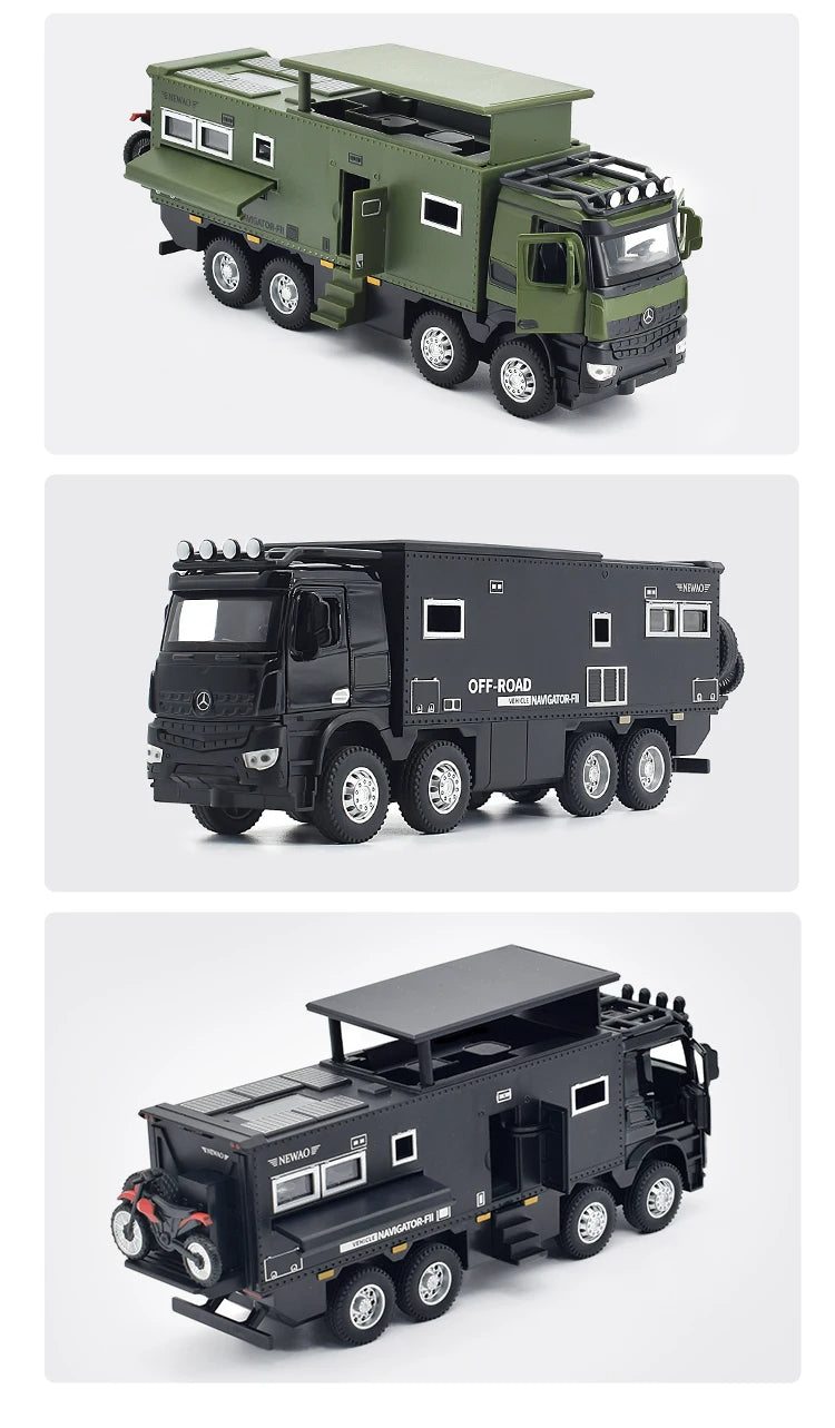 NOMADISMs Arocs Unimog Alloy Motorhome Diecast Model