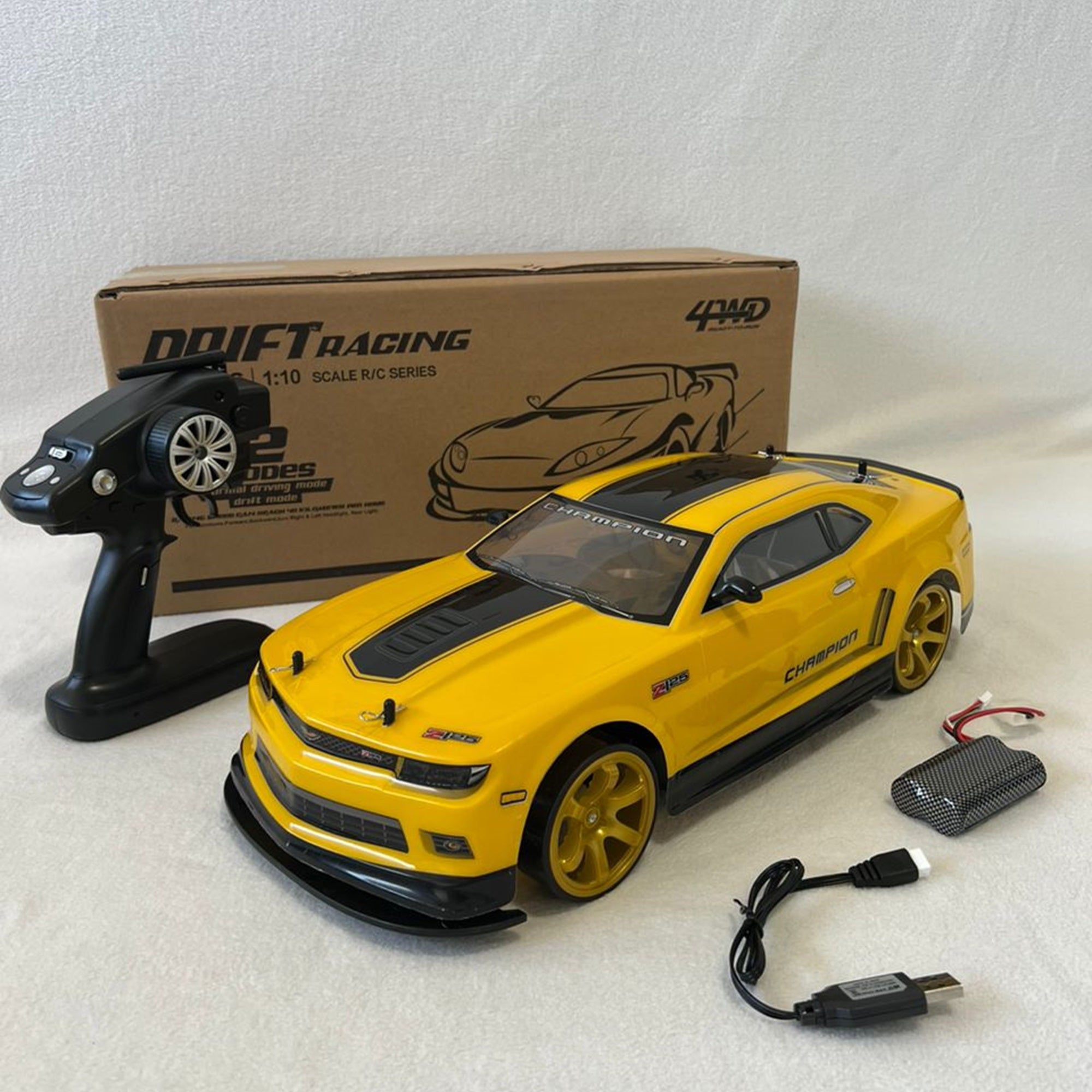 1:10 Scale Brushed RC Drift Car – High-Speed 70km/h Remote Control Racing Car