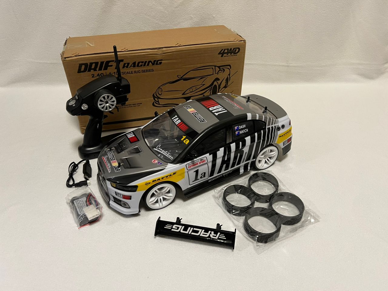 1:10 Scale Brushed RC Drift Car – High-Speed 70km/h Remote Control Racing Car