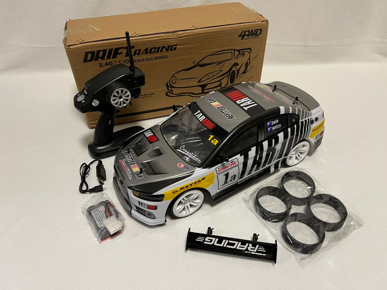 1:10 Scale Brushed RC Drift Car – High-Speed 70km/h Remote Control Racing Car