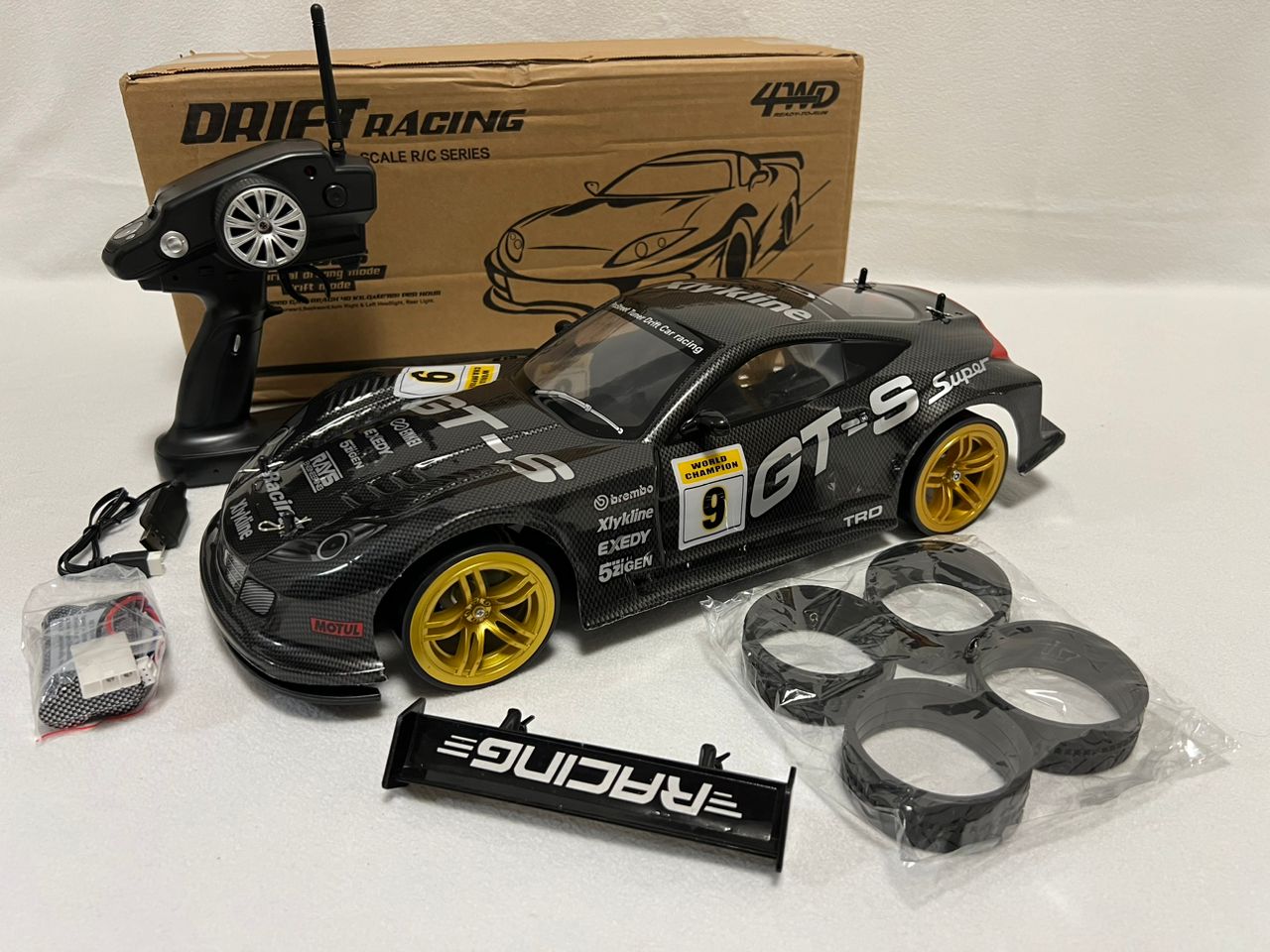 1:10 Scale Brushed RC Drift Car – High-Speed 70km/h Remote Control Racing Car