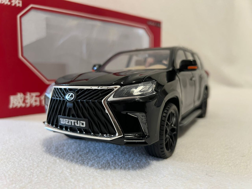 1:18 Lexus LX570 Diecast SUV Model Car – Large Alloy Off-Road Vehicle with Sound & Light