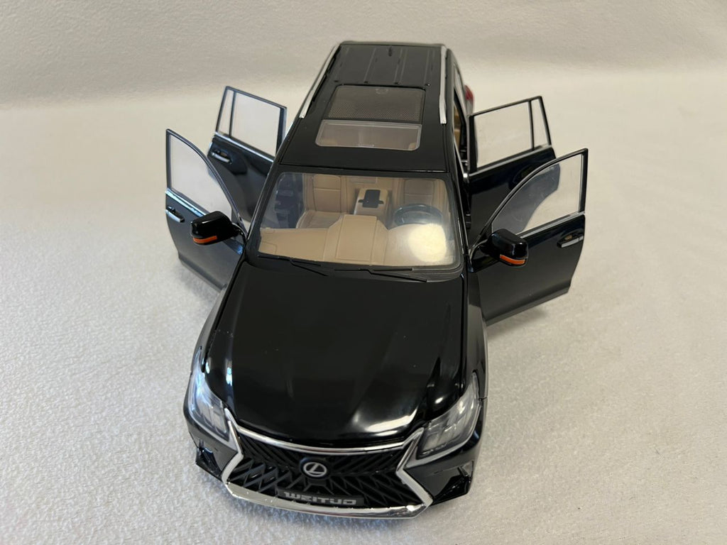 1:18 Lexus LX570 Diecast SUV Model Car – Large Alloy Off-Road Vehicle with Sound & Light