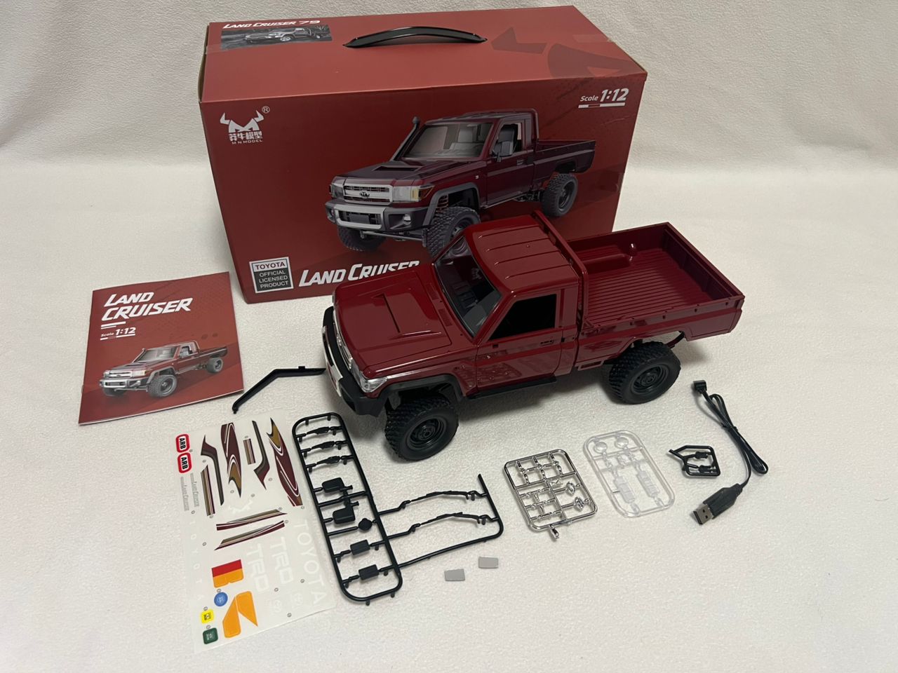Toyota Land Cruiser MN82 RC Car Crawler – 1:12 Scale 2.4G 4WD Off-Road Truck