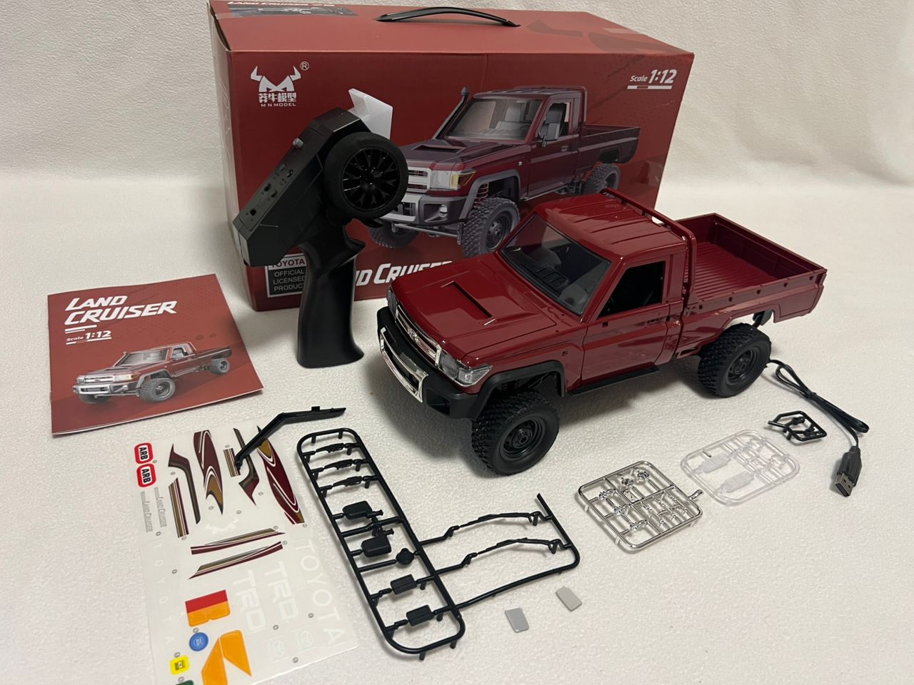 Toyota Land Cruiser MN82 RC Car Crawler – 1:12 Scale 2.4G 4WD Off-Road Truck