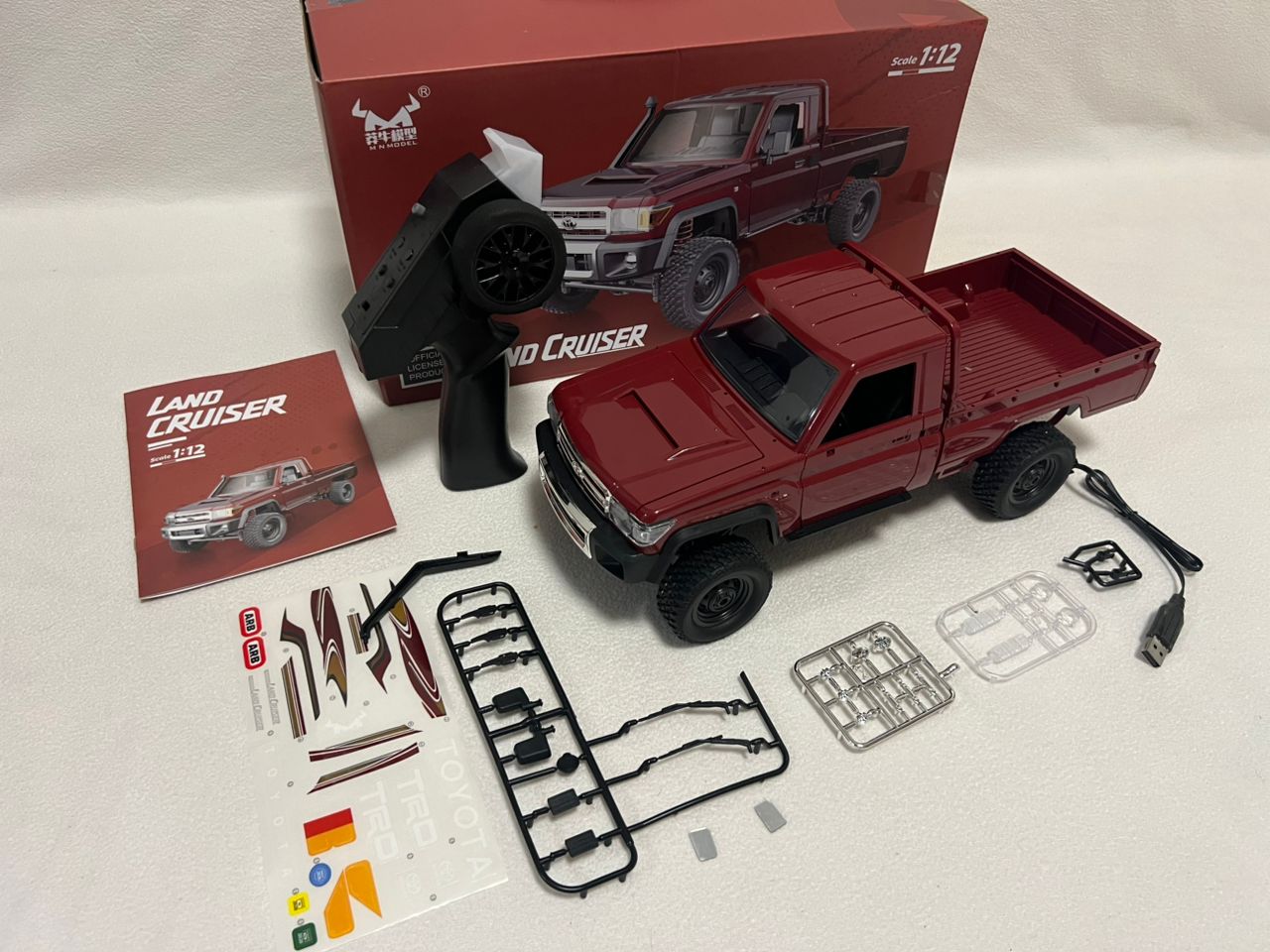 Toyota Land Cruiser MN82 RC Car Crawler – 1:12 Scale 2.4G 4WD Off-Road Truck
